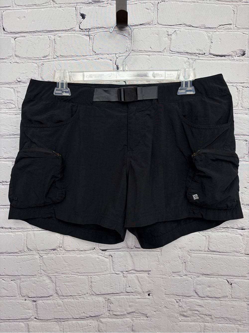 Columbia ‘Cross On Over’ Omni-Shade Omni-Wick Belted Cargo Shorts Black Sz M - Picture 3 of 16